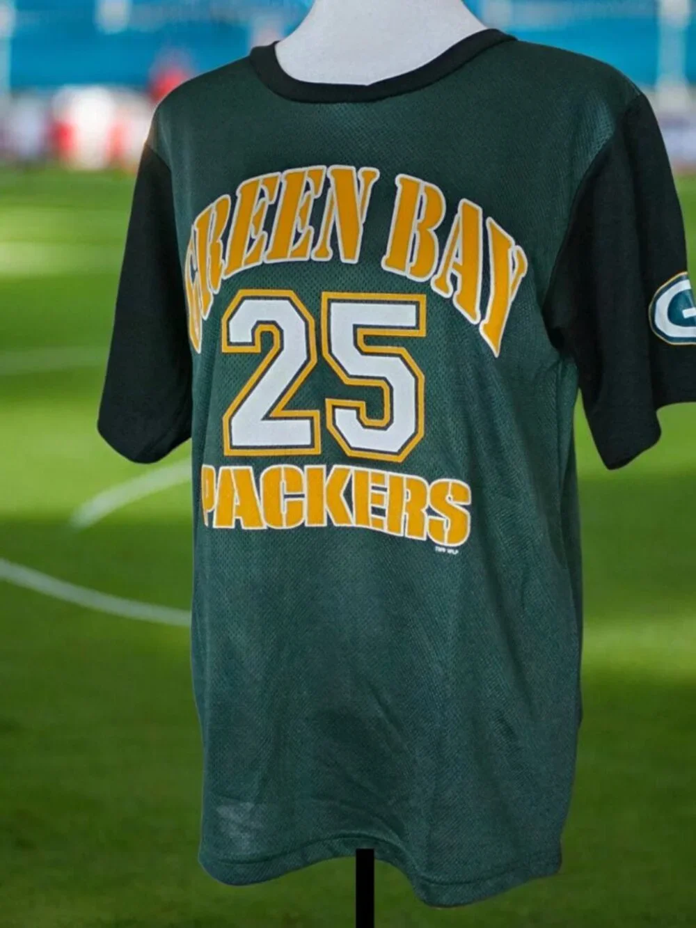 NWOT 90'S JOY ATHLETICS (XL) Vintage Green Bay Packers Athletic Mesh Jersey Shir